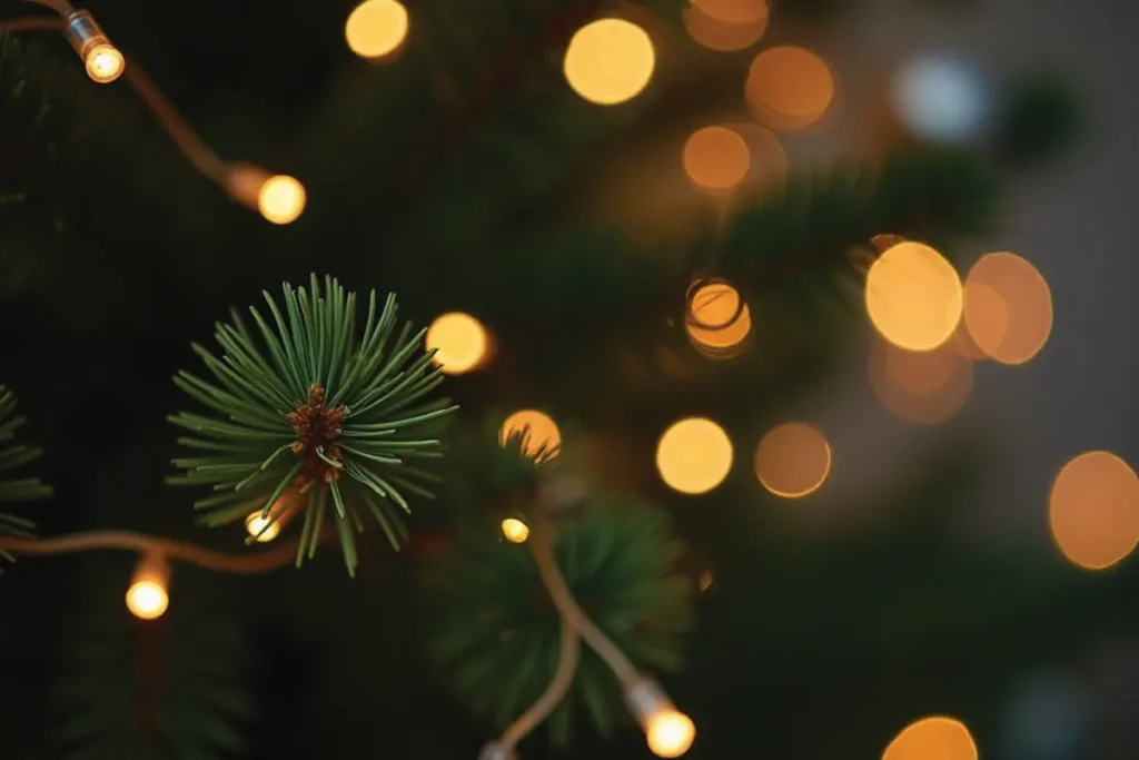 Adornos navideños LED pequeños con luces cálidas, decoración moderna y brillante para iluminar el árbol de Navidad.