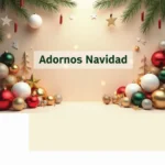 variedad de adornos para navidad