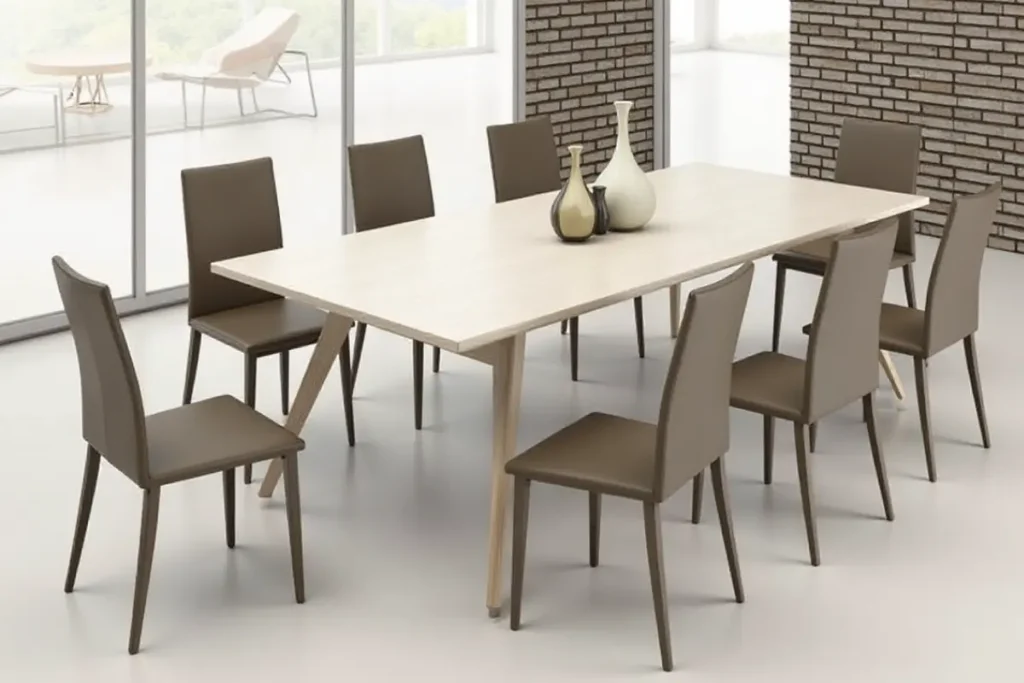 comedor mediano de madera 