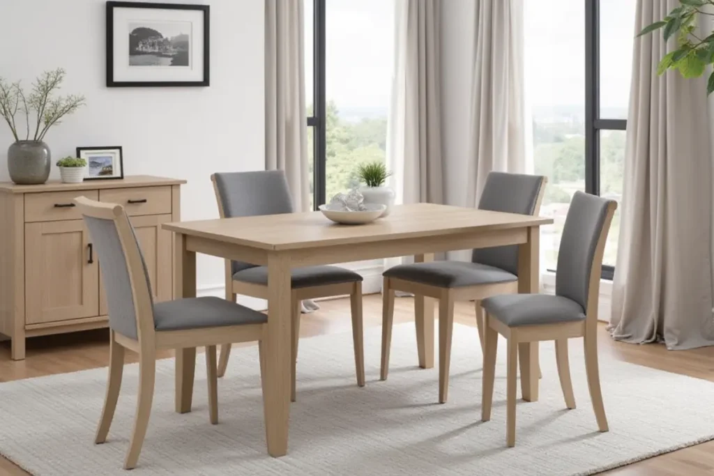 comedor mediano con muebles laterales 