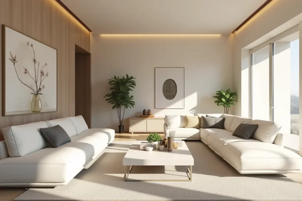 Alt
Sala elegante luminosa con luz natural y estética refinada.